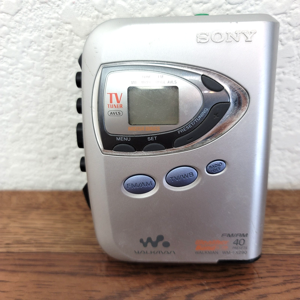 Vintage SONY Walkman WM-FX290 AM/FM Cassette Player Tested Excellent