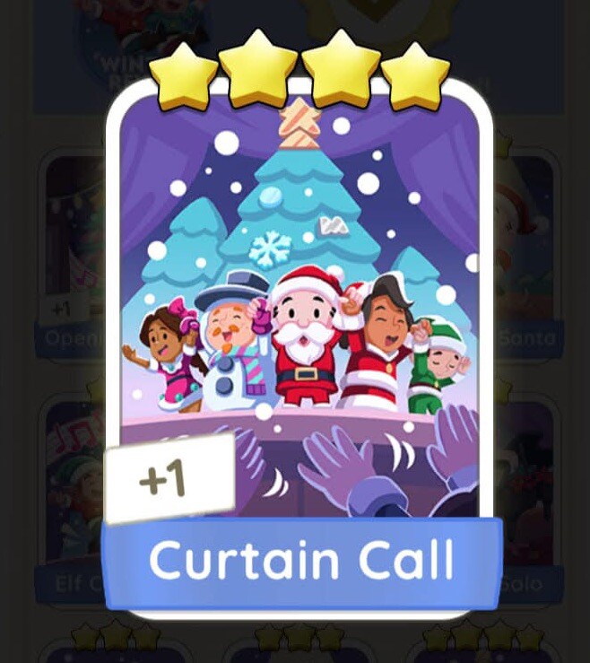 Curtain Call - Monopoly Go - Sticker - 4Star⭐️