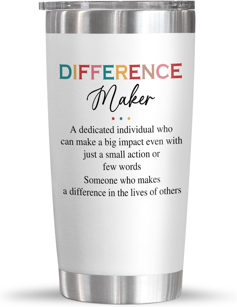 Difference Maker Gifts for Women - Christmas, Birthday Gifts for Women, Thank Yo