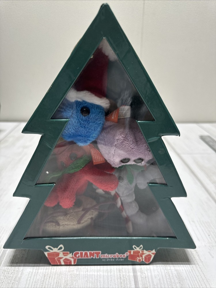 Giant Microbes Christmas Tree Ornaments By Drew Oliver Plush Soft Ornaments