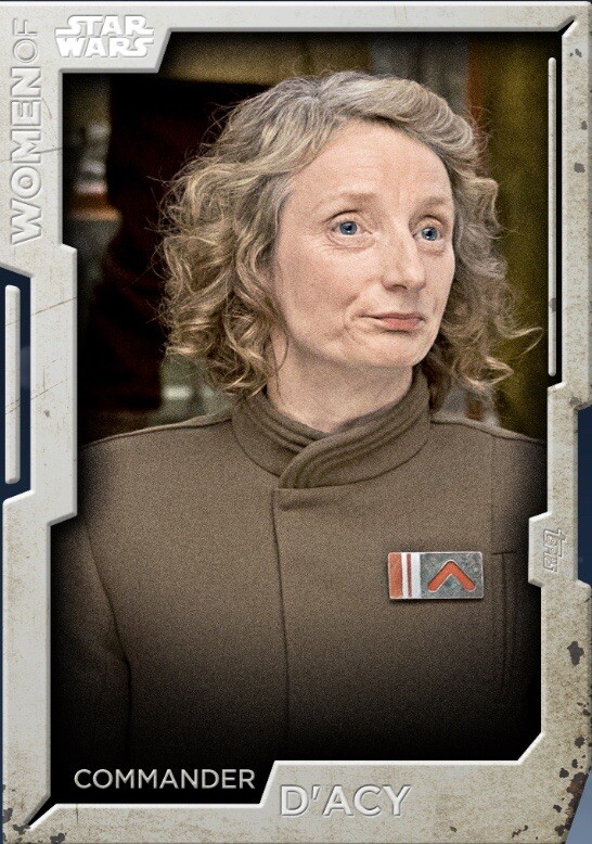 [DIGITAL CARD] Topps Star Wars - Commander D’Arcy Women of Star Wars 21 W2 White