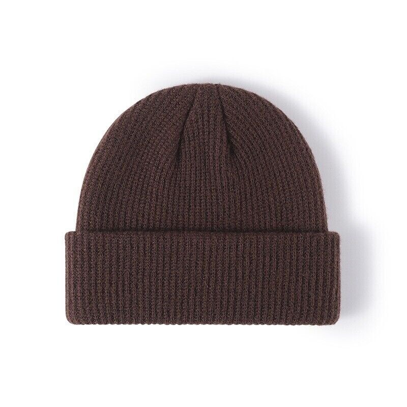 Unisex Camel Knit Beanie - Trendy Cross-Border Fashion Accessory for Winter-image