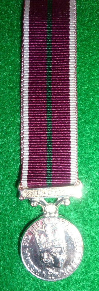 Miniature Medal Ulster Defence Regiment Long Service Miniature Medal