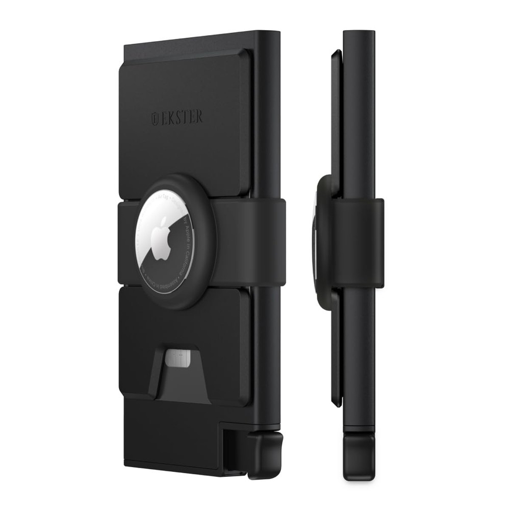 Aluminum AirTag Wallet for Men with RFID Blocking and Apple Air Tag Design