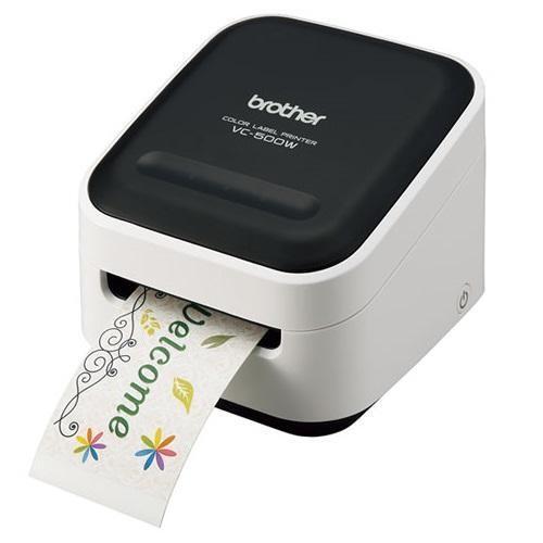 Brother VC-500W Wireless Wi-Fi USB Thermal Full Color Label Printer