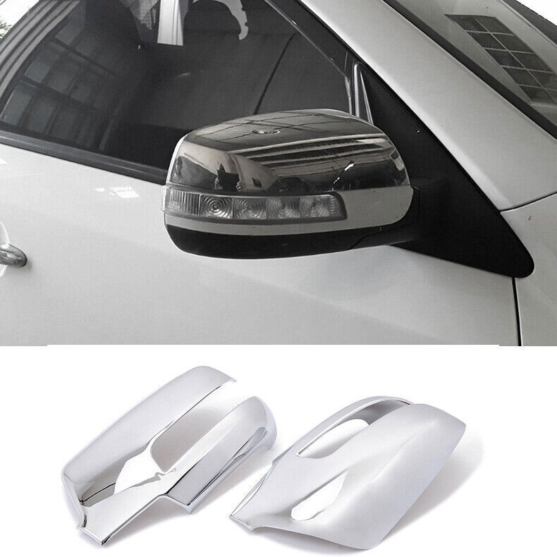 For Kia Sorento 2011-2015 ABS Chrome Side Rearview Mirror Cover Decor Shell Trim
