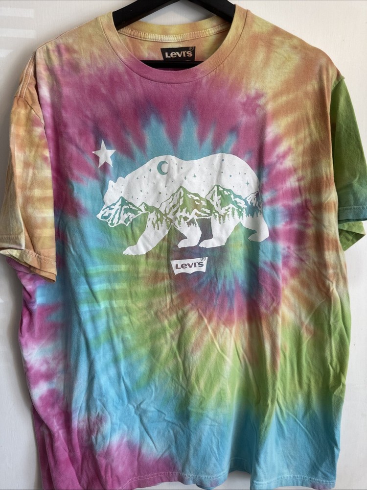 Levi’s California Bear Men’s Tie-Dye T-Shirt XL