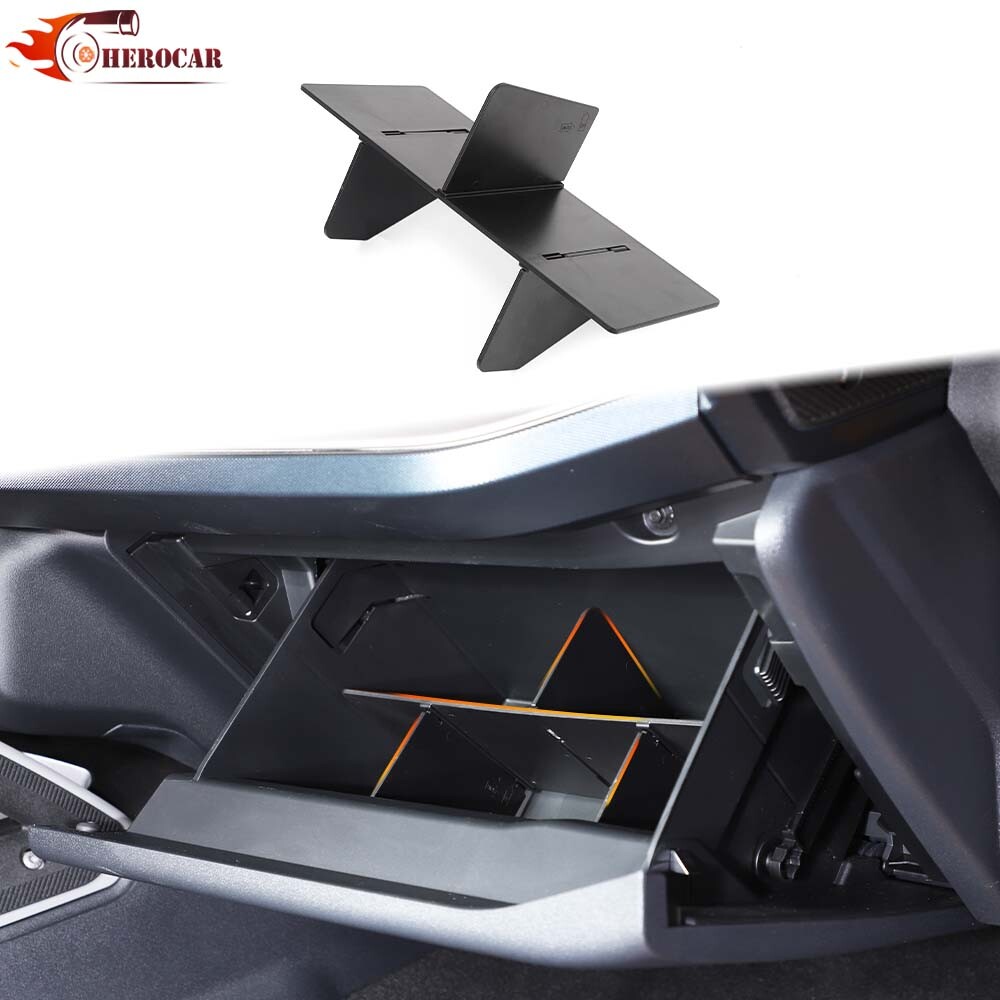 Passenger Glove Box Storage Organizer Insert Divider Trim Kit For Bronco 2021+