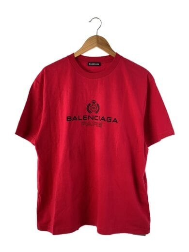 BALENCIAGA/T-shirt/M/Cotton/RED/JP57 2019 01233