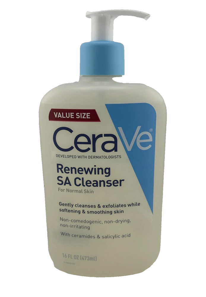 CeraVe Renewing Salicylic Acid Face Cleanser for Normal Skin 16 oz Buy Now 28-image