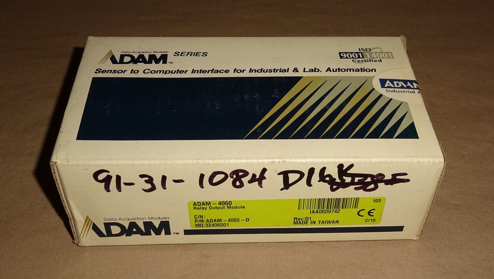 Advantech ADAM-4060-D Relay Output Module ADAM-4060 Rev: D1 NEW