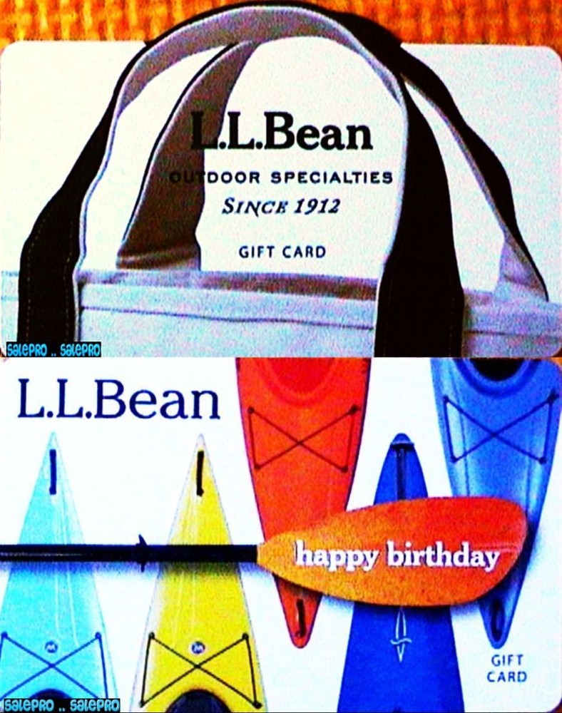 Vintage L.L. Bean Outdoor Specialties Collectible Gift Card Lot 2009 2014