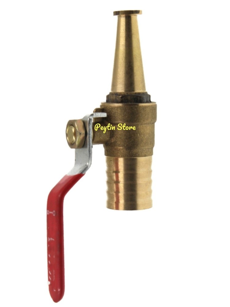 1Pc Car Wash Hose Nozzle With Integrated Switch 19mm Copper Ball Valve