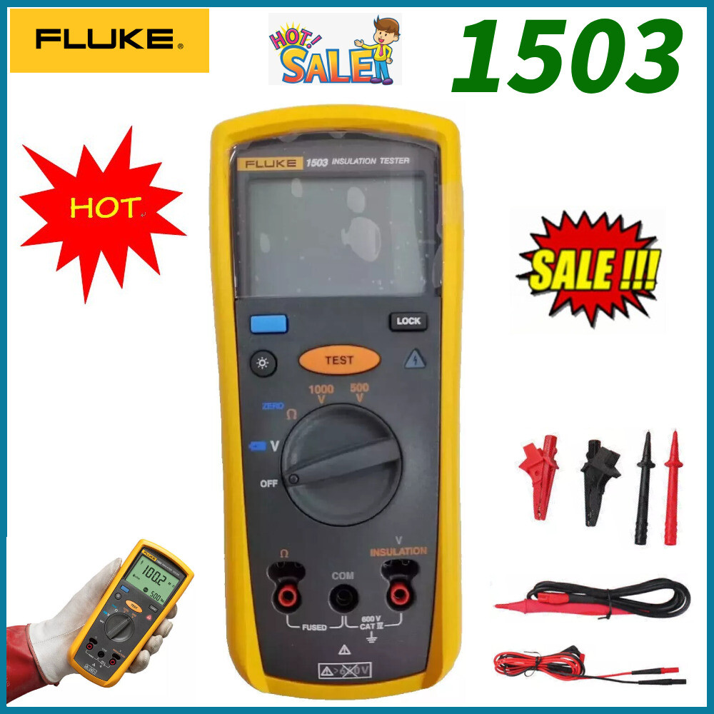 Fluke 1503 Digital Insulation Resistance Tester HighPrecision Megger Multimeter