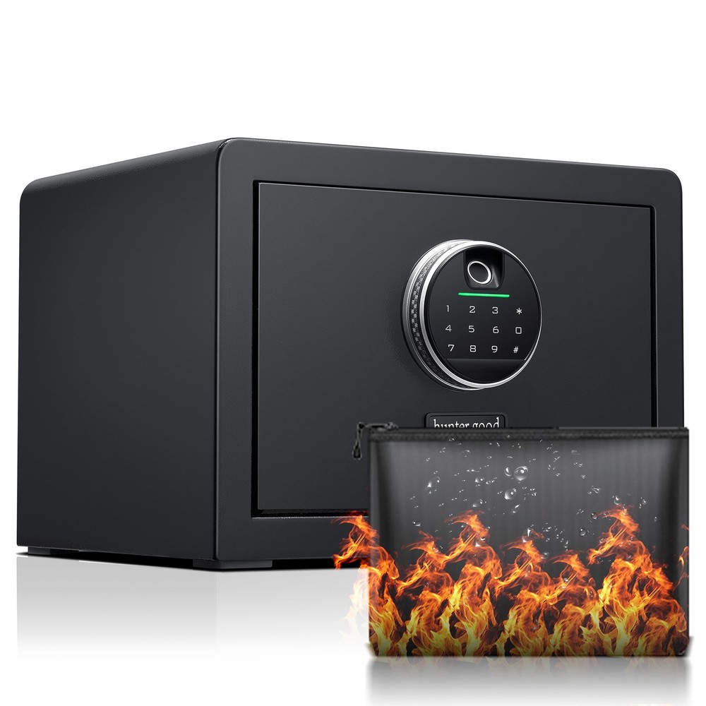 1.0 Cubic Digital Lock Fireproof Home Safe with Document Bag  