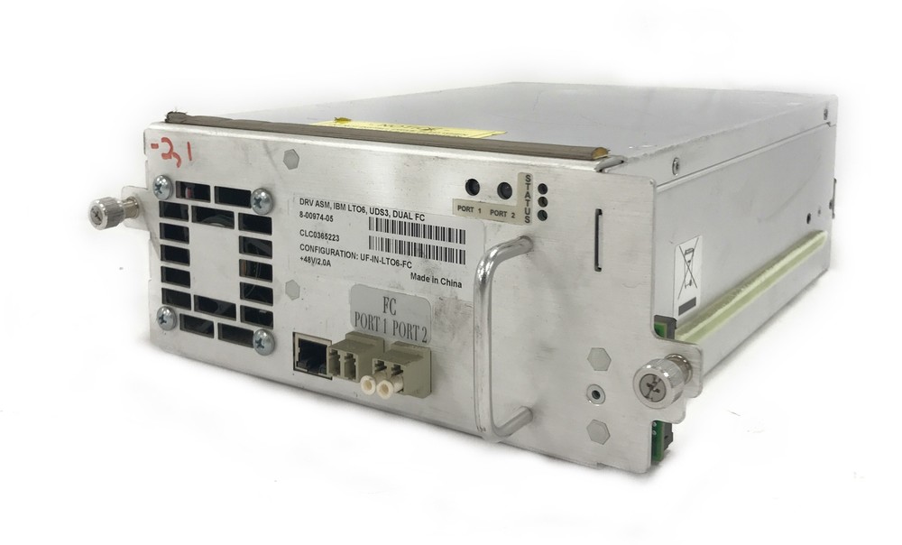 Quantum 8-00974-05 Tape Drive Module UF-IN-LTO6-FC ASM IBM LTO6 UDS3 DUAL FC