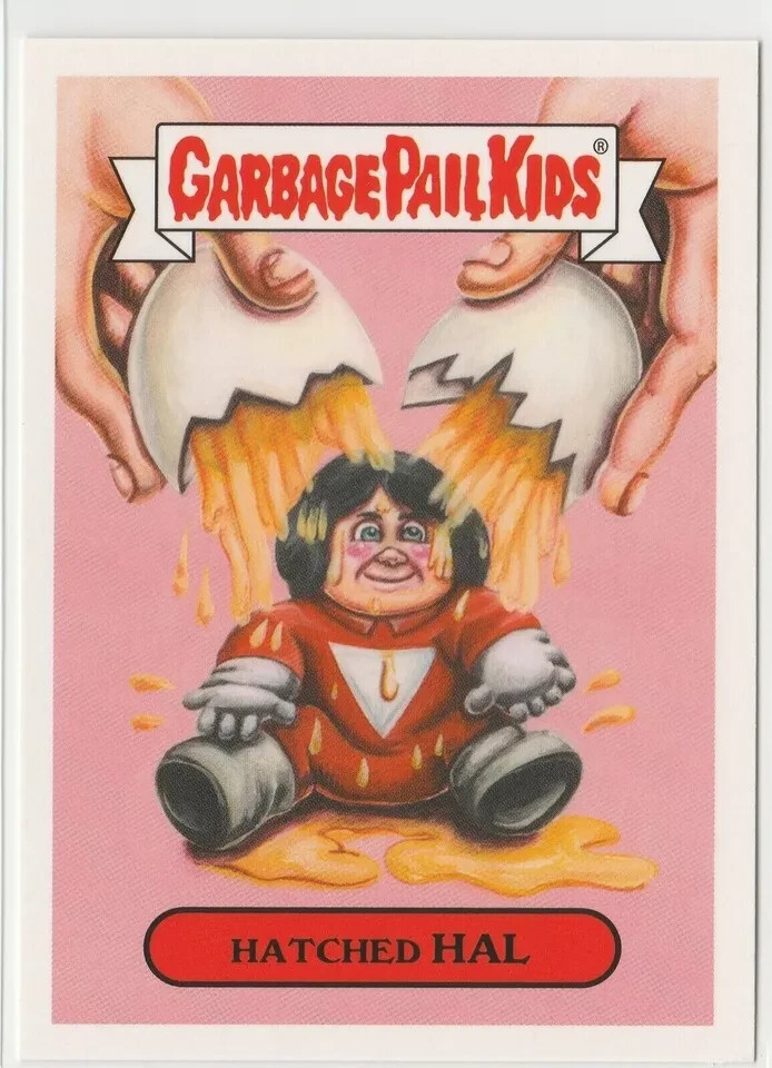 Hatched Hal #8b Garbage Pail Kids GPK 2018 Oh the Horror-ible Trading Card
