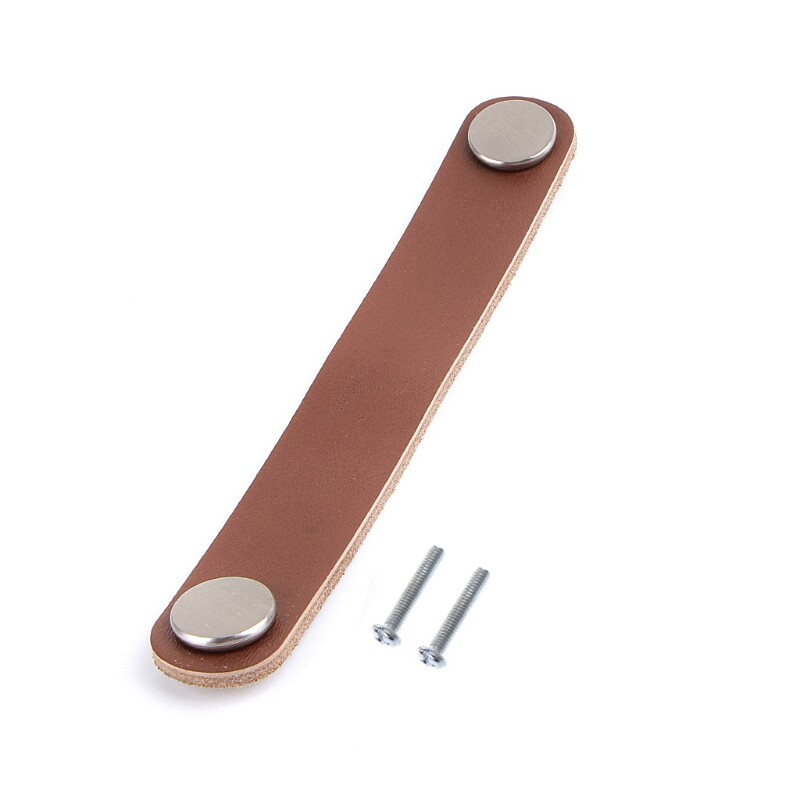 Soft PU Leather Cabinet Handles for Dresser Drawer Door Knobs Furniture Hardware Pulls