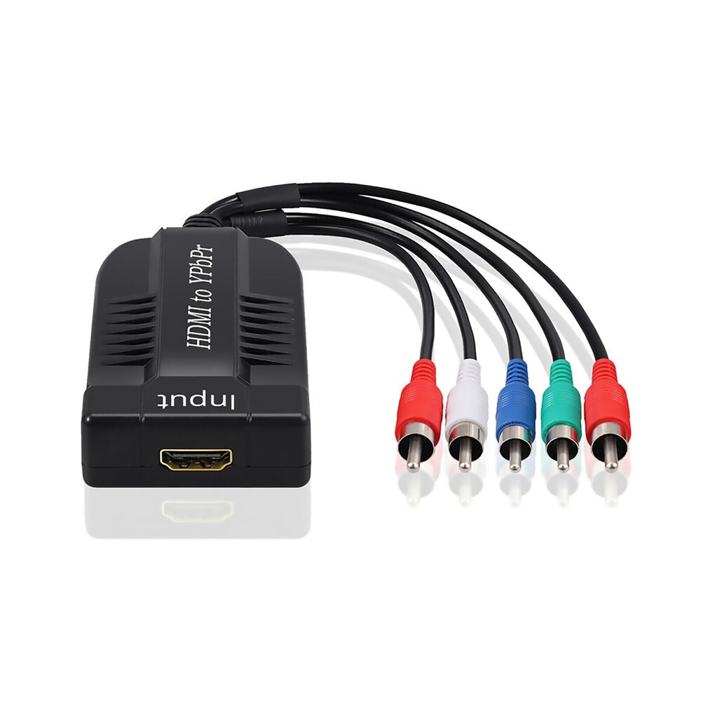 HDMI to 1080P YPBPR RGB Component Video Converter with 5RCA Audio Output  