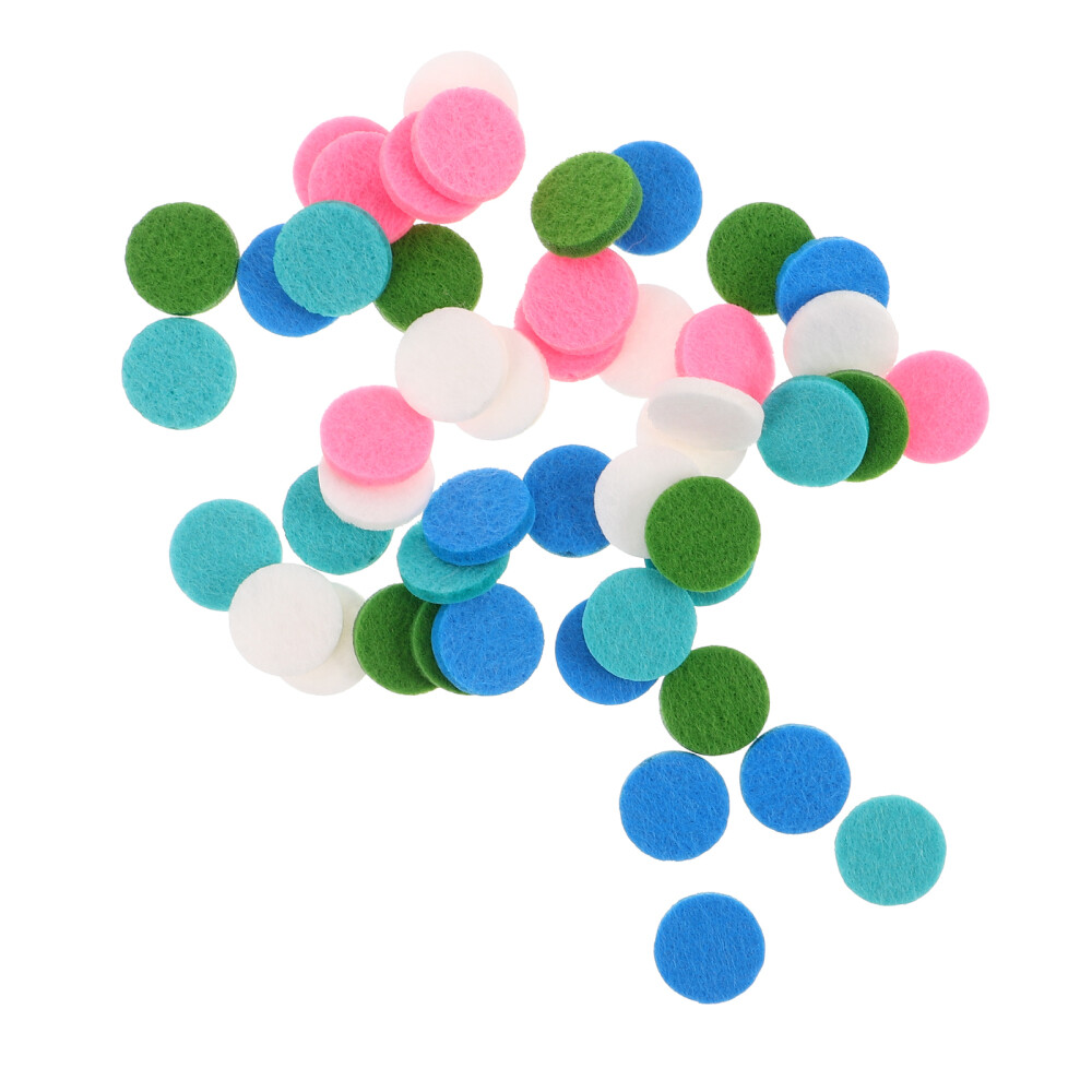 50 Aromatherapy Cotton Pads for Bracelets, Car Vents & Felt Inserts