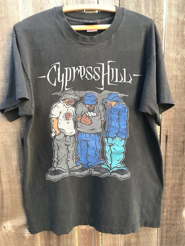 Cypress Hill Band Classic Chacoal Cotton Unisex T-shirt AN39553