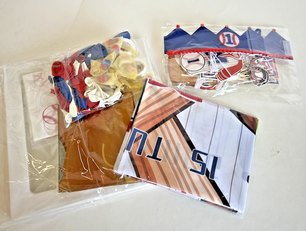 Rookie of the Year First Birthday Baseball Party Decorations LSX