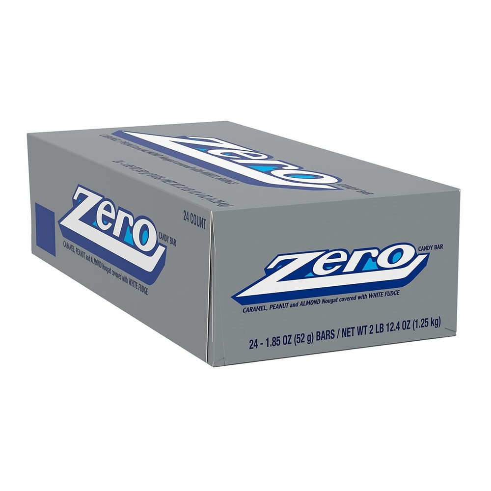 ZERO White Fudge Candy Bar (Pack of 24)