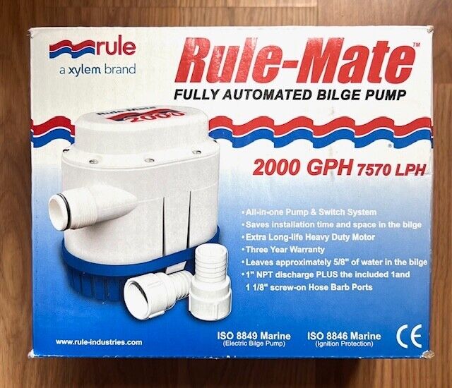 Rule Rule-Mate® 2000 GPH Fully Automated Bilge Pump-image