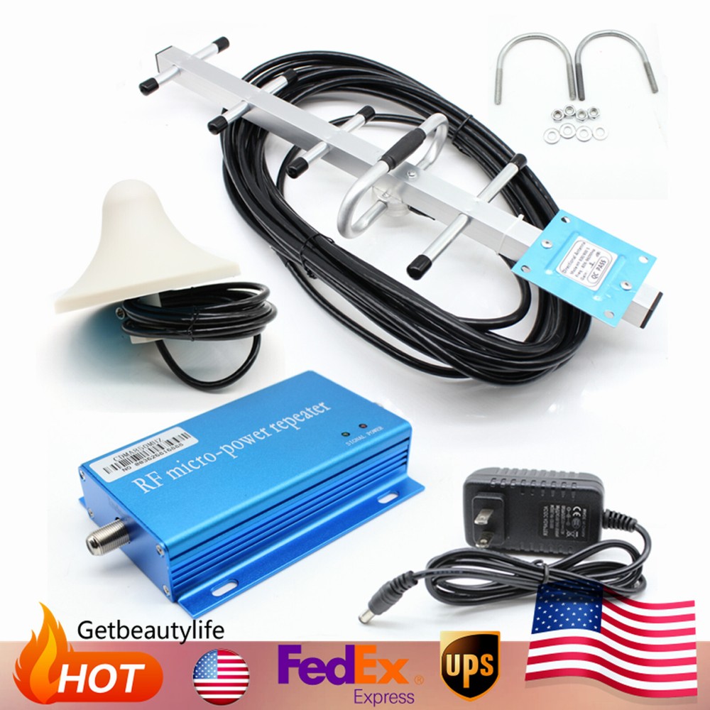 Cell Phone Signal Booster Repeater Amplifier+Yagi Antenna Kit CDMA850MHz Profess