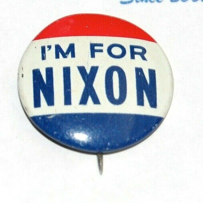 1968 RICHARD NIXON campaign pin pinback button political presidential election