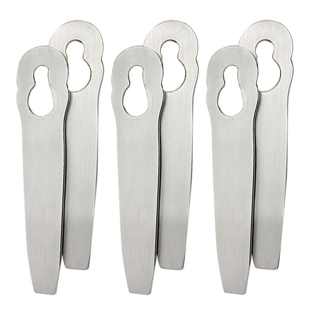 6pcs Lawn Mower Blade Cordless Grass Trimmer Metal Blade for Stihl Polycut 2-2