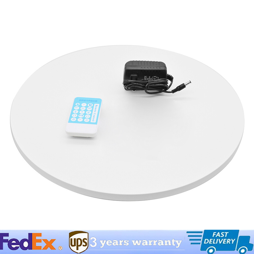 360° Motorized Rotating Display Stand with Remote Control Turntable