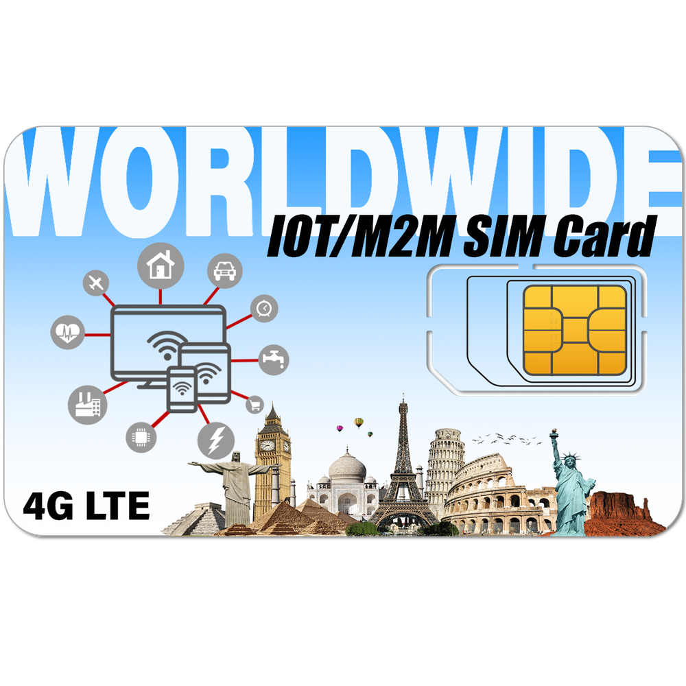 SpeedTalk 4G IoT Data SIM Card 12 Months 64kbps M2M Service-image