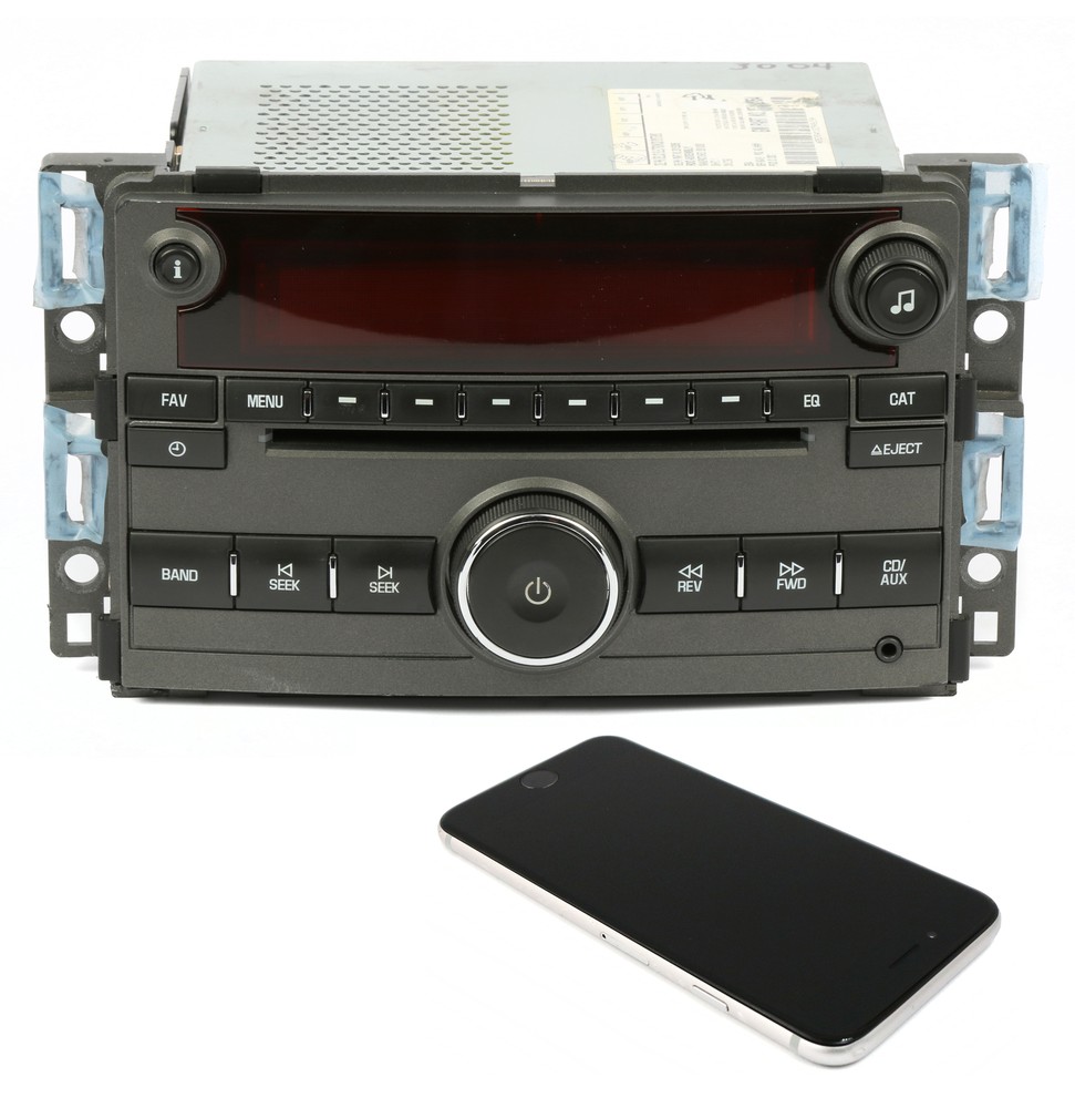 2009 Saturn Aura AM FM Radio MP3 CD Player with Aux Input & Bluetooth 25833954