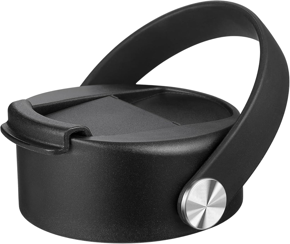 Flip Lid for Hydro Flask Wide Mouth 32 40 Oz with Flexible Handle, Replacement C