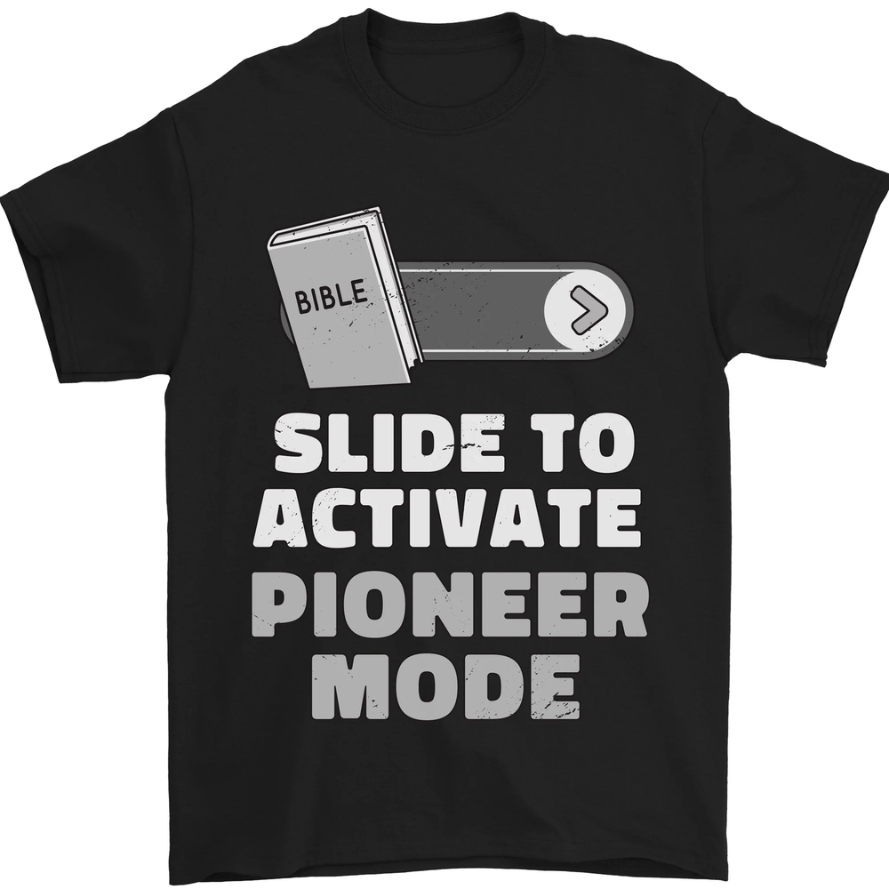 Christian Pioneer Mode Funny Christianity Mens T-Shirt 100% Cotton