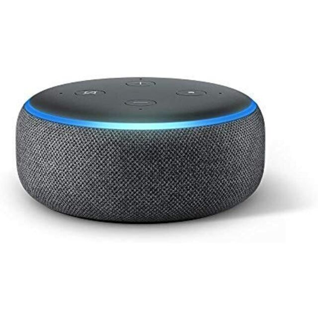 Echo Dot (3rd Gen) | Smart speaker with Alexa | Charcoal