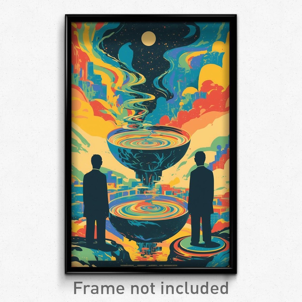 Vintage German Movie Poster of an Indian City - Retro Film Art Print