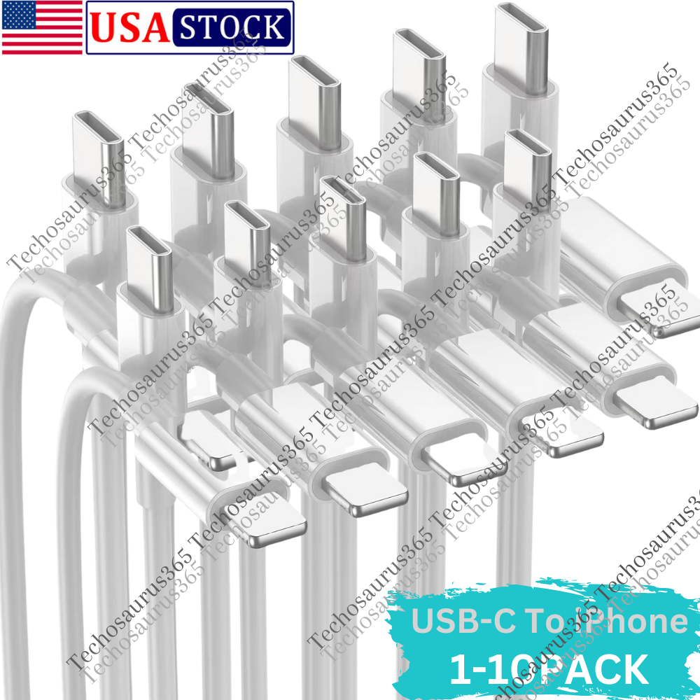 20W PD Fast Charger Cord 3/6Ft USB Type C Cable For iPhone 14 13 12 11 XR XS LOT