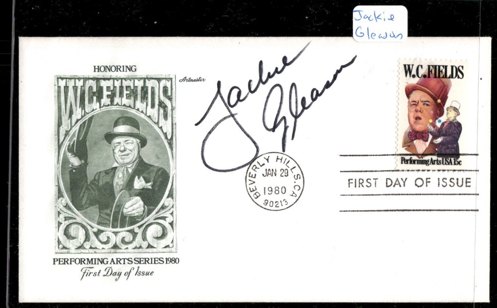 Jackie Gleason Actor Signed 1st Day Cover AUTO Over 1000 First Day Auto's 4 sale