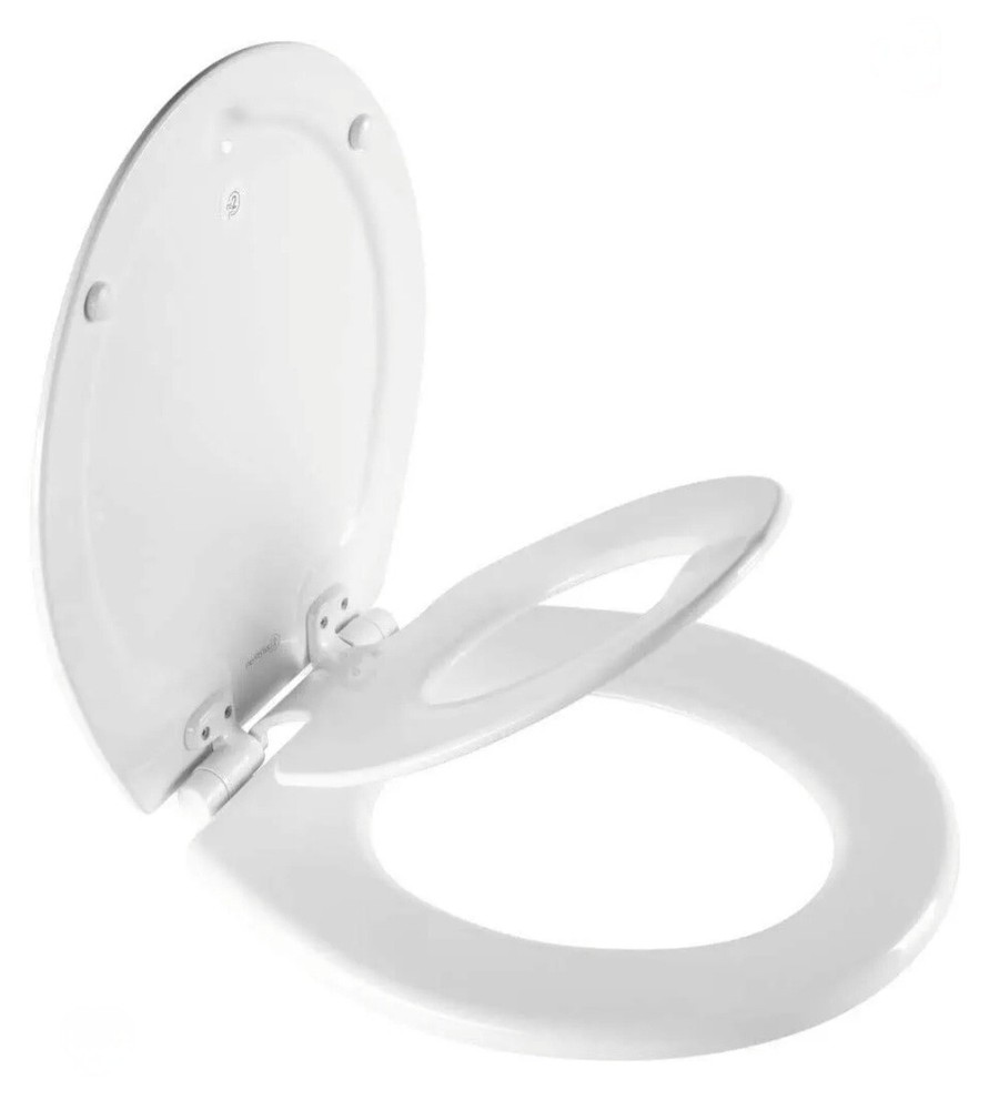 MAYFAIR 888SLOW 000 NextStep2 Round Enamel Wood Toilet PottyTraining Seat