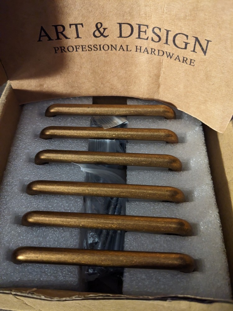 Goo-Ki Antique Brass Cabinet Pulls 3