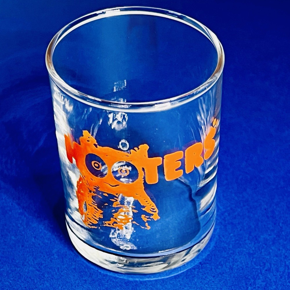 Vintage HOOTERS Bar Shot Glass 3.5 oz Collectible Restaurant Memorabilia