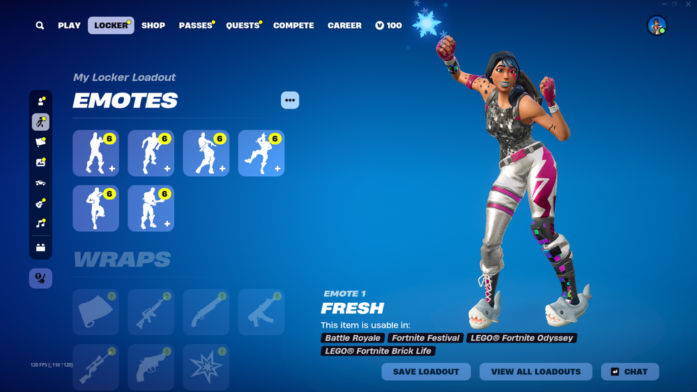 Fortnite OG with rare exclusives and OG battle passes