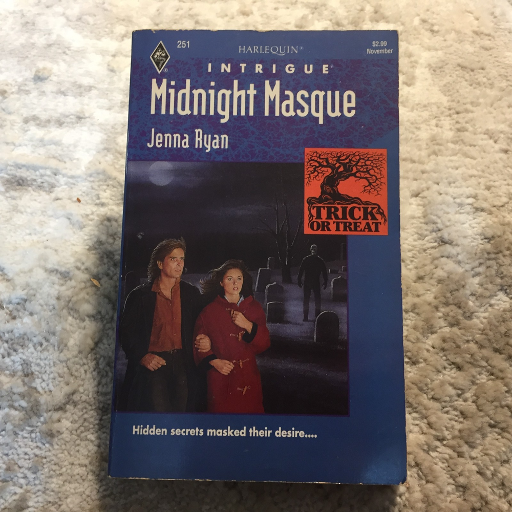 Midnight Masque Jenna Ryan 1993 Harlequin Intrigue Romantic Suspense Thriller