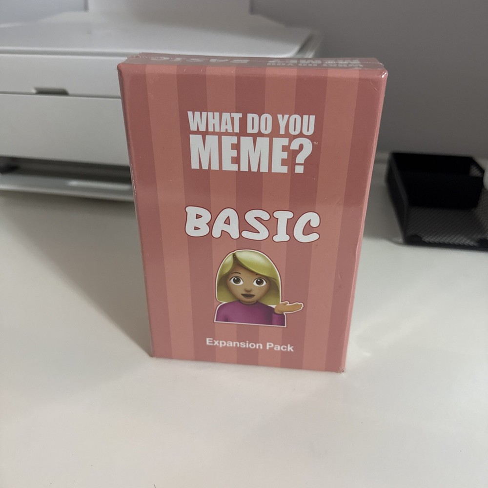 NEW What Do You Meme?  BASIC Expansion Pack Card Game for Meme-Lovers. SEALED!