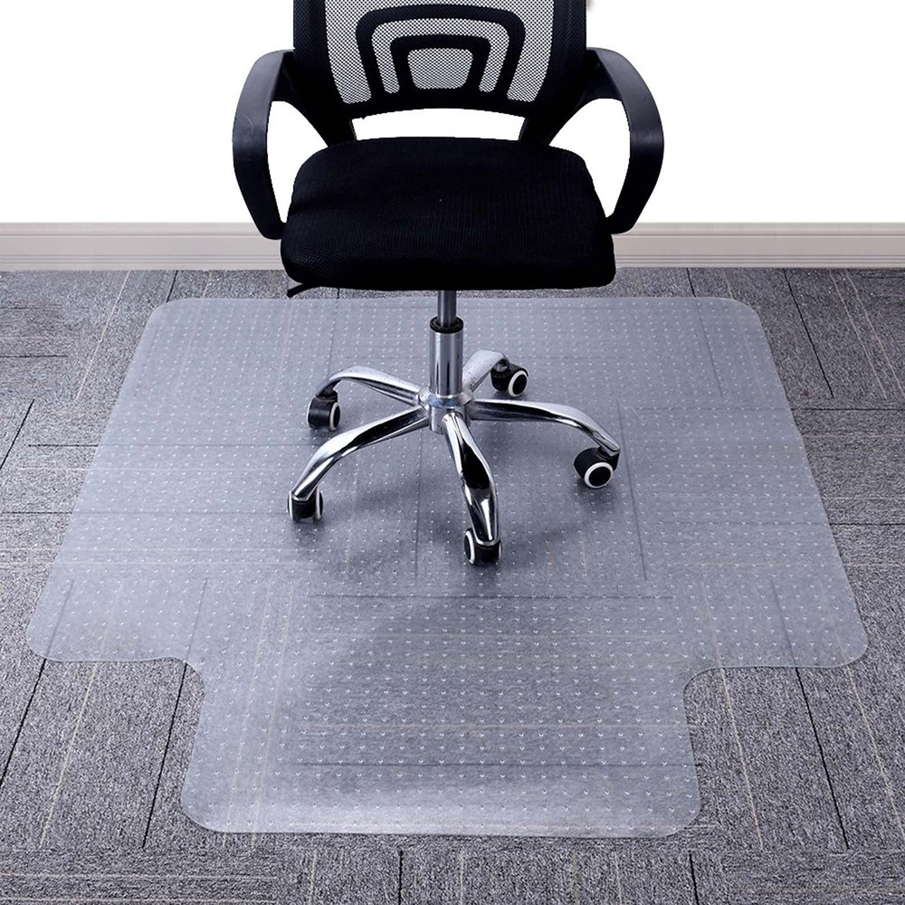 Chair Mat for Low Pile Carpet Floors, Flat Without Curling, 36 X 48 in, Offic...