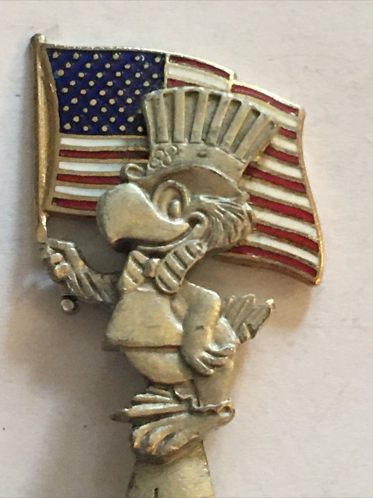 Vintage 1984 LA Olympics Pewter Collectible Souvenir Spoon  