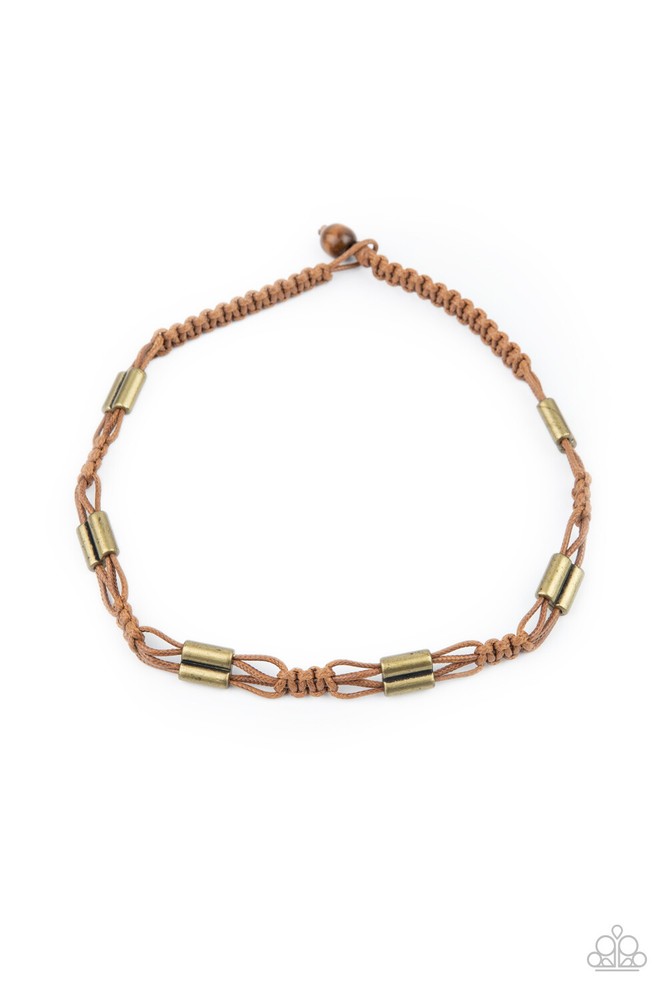 Offshore Drifter - Brown - Paparazzi Accessories Men's Necklace