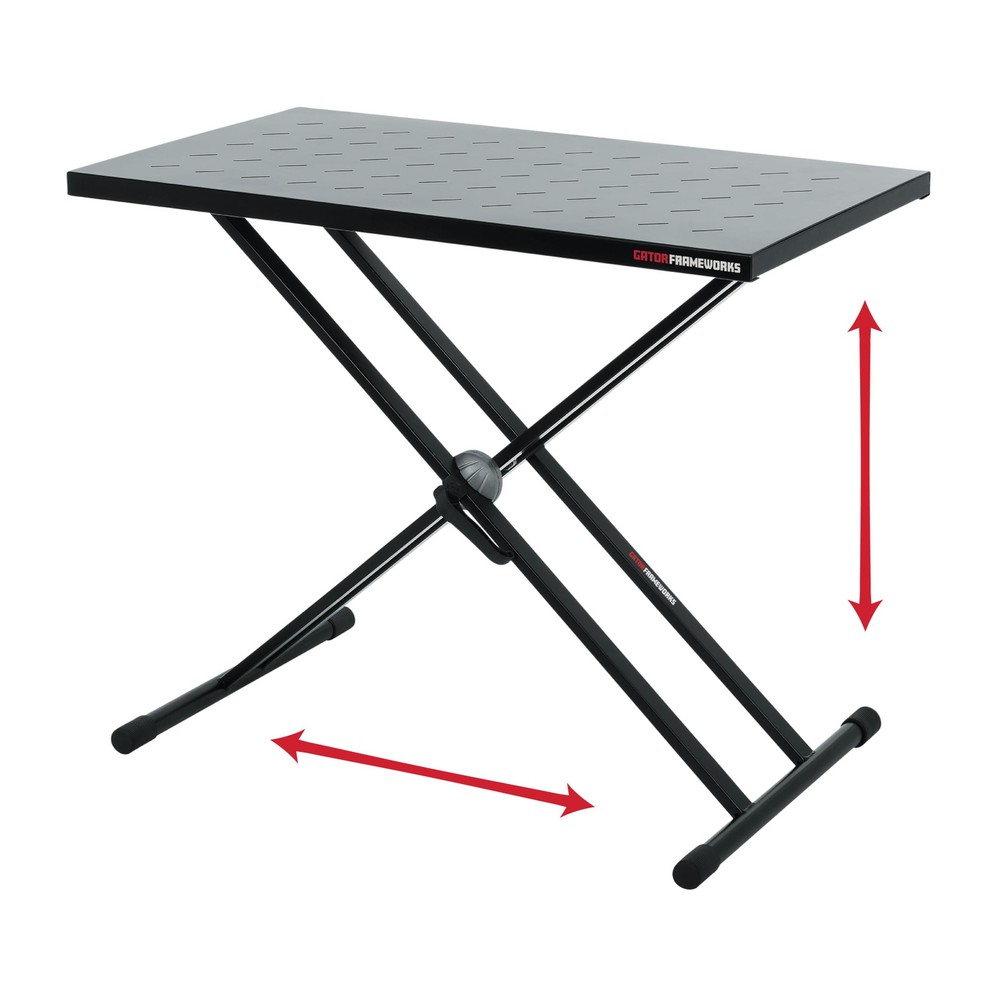 Gator Frameworks Utility Table Top X Style Keyboard Stand Set 32 x 18 Surface GF